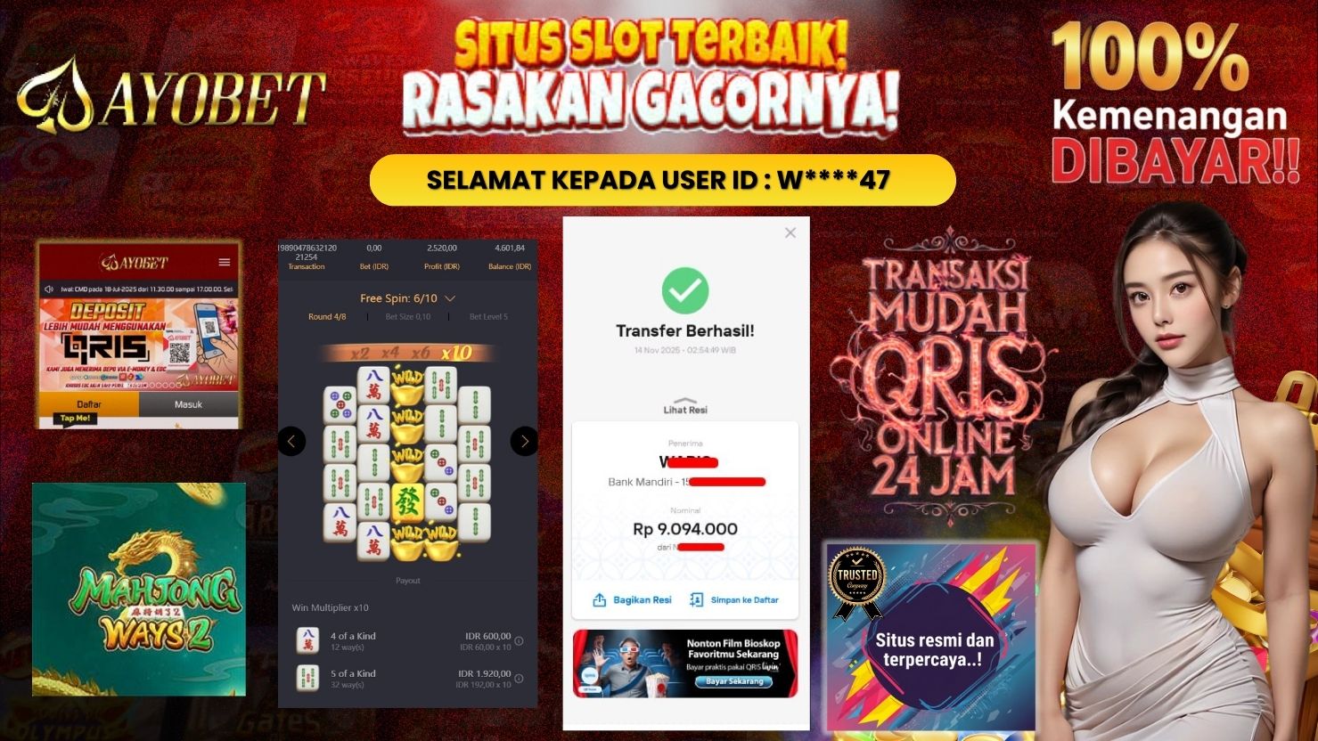 AYOBET JACKPOT SLOT MAHJONG WAYS 2